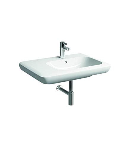 Pozzi Ginori Fast 78071 asimmetric wall-hung washbasin left 70x48cm