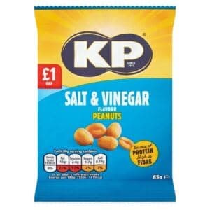 KP Peanuts (Salt & Vinegar Peanuts) 16x65g