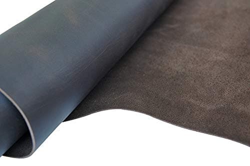 Leather Square 2.0mm Black Brown Thick Finished Full Grain Cowhide Arts Crafts Tooling Sewing Hobby Workshop Crafting Leather DIY Materials