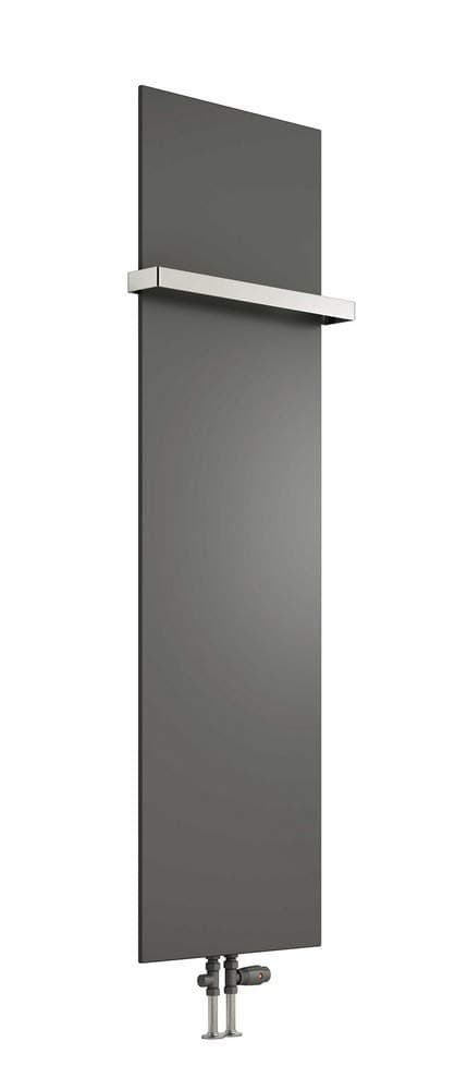 Reina Slimline Steel Anthracite Vertical Designer Radiator 1470mm x 300mm