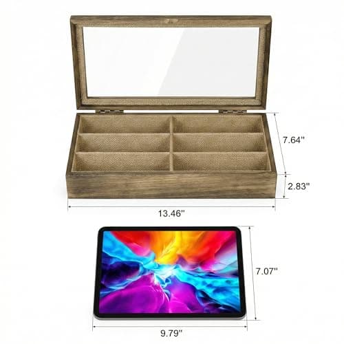 SRIWATANA 6-Slot Sunglasses Case