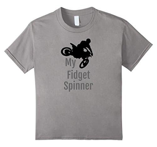 Kids Dirt Bike Fidget Spinner T-Shirt