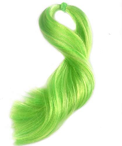 Lime Light - Kiwi Nylon Doll Hair for rerooting Dolls and Wig Making, 1/2 Tress -20gm, DIY/BJD/MLP/Barbie/Blythe/Monster High