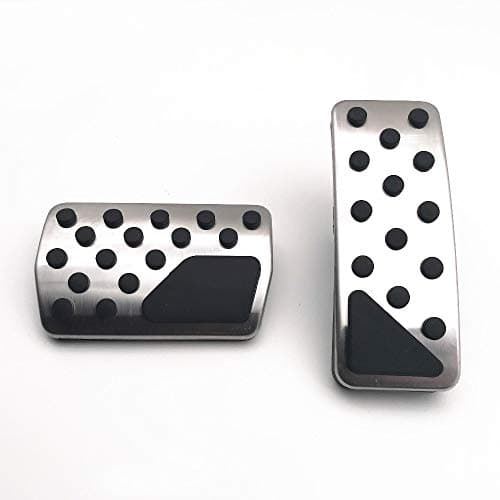 HCDSQSN Stainless Steel Car Accessories Gas Brake Foot Rest Pedal For Jeep Grand Cherokee 2010-2018 For Dodge Durango Modified Metal Pad