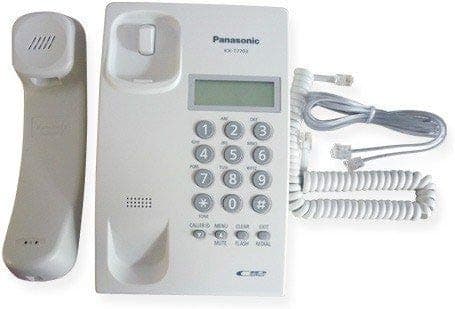 Panasonic KX-TS7703 Caller ID Phone, White