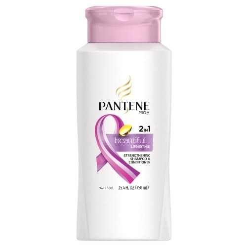 Pantene Pro-V Beautiful Lengths Strengthening 2-In-1 Shampoo & Conditioner 25.4 Fl Oz (packaging may vary)