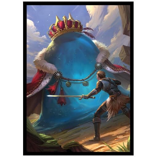 Fantasy NorthGrobulus - The Slime King - 100 TCG Card Sleeves - Black Border (FN15S) - (Matte)