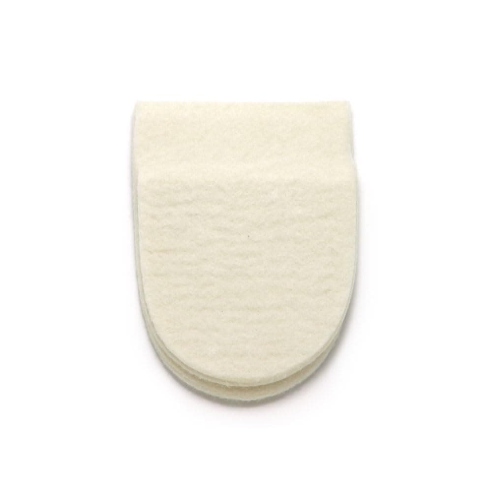 Dr. Jill's Foot Pads, Latex Free, YJ64-6064 Heel Pad Skived 1/2" Felt (4 Pack)