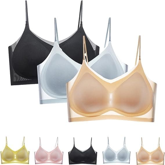 VERBANAWindy Bra Seamless Ultra Thin, Windy Bra, Rosiaa Dainty Bra, Seamless Ultra-Thin Plus Size Ice Silk Comfort Bra