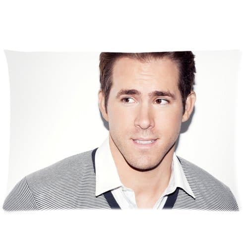 Ryan Reynolds Zippered Pillow Case Cushion Case Pillow Cover 20x30(Two Sides)