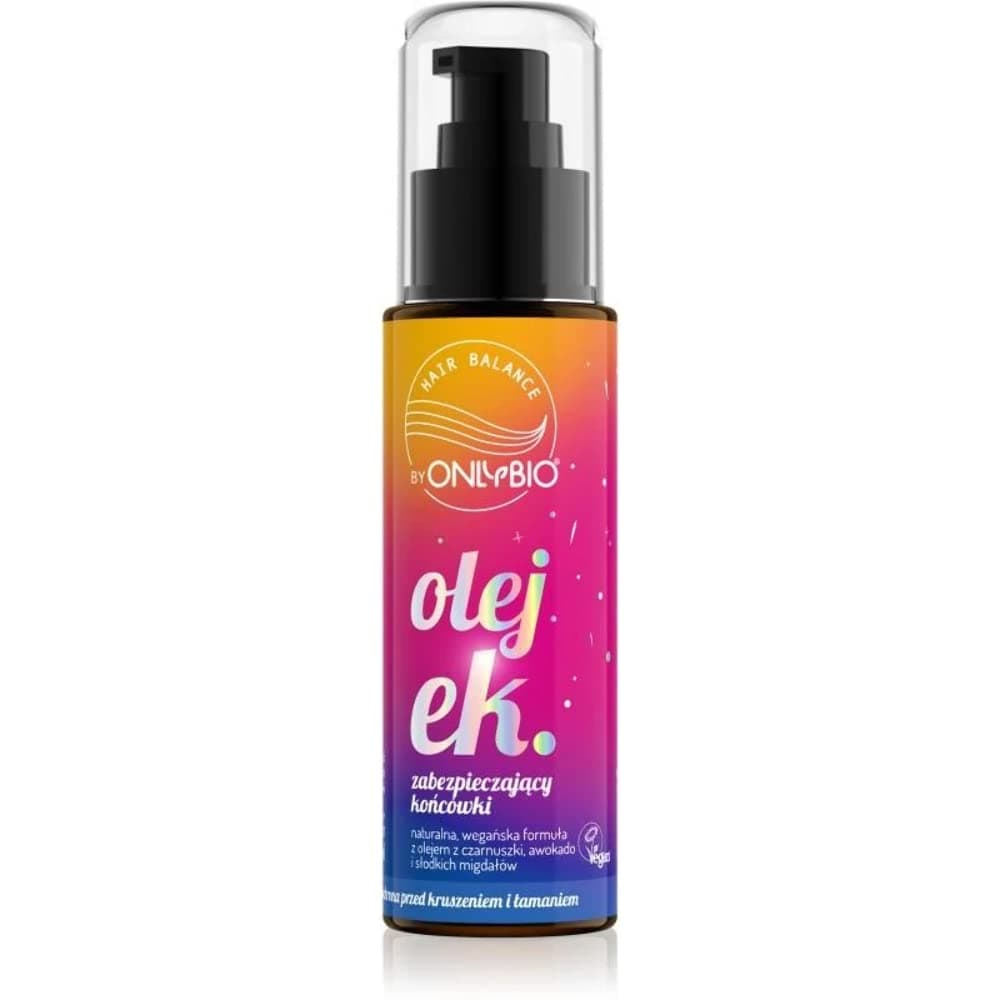 OnlyBio Hair Balance Oil for Tips - Cumin, Avocado & Sweet Almond - Mango Scent - Anti-Breakage - Vegan & Natural