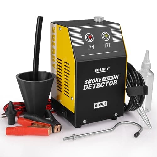 Solary Smoke Machine Automotive - DC12V EVAP Smoke Machine Leak Tester for Motorcycle/Car/Truck, Yellow (oil not contain)