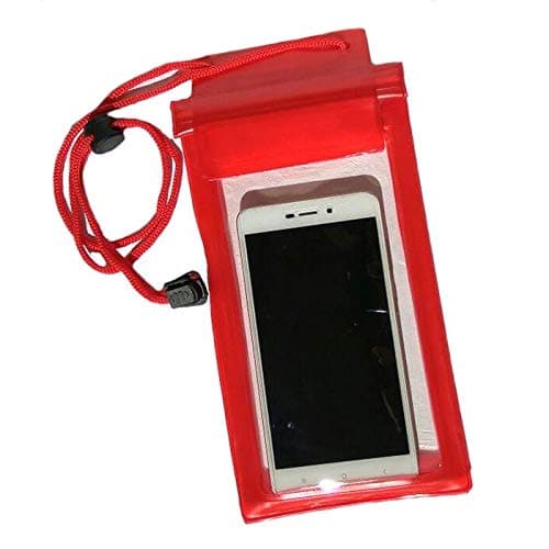 SMM Waterproof Bag Case Compatible for Honor 7X (Rain,Dust,Snow & Water Resistant)(Red Color)