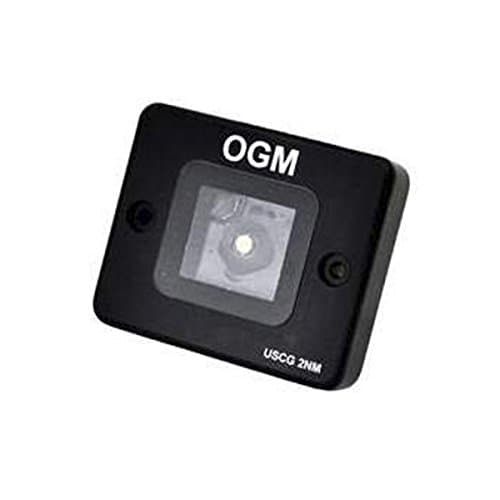 OGM Orca Green Marine LX2 Classic Series LED Navigation Light, Port Running Light, Red
