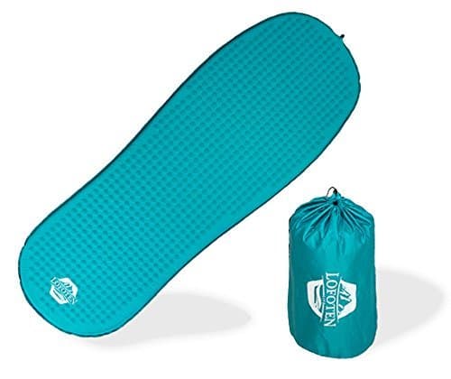 NORWEGIAN CONSTITUTION DAY SALE ! Self Inflating Sleeping Pad for Camping (Extra Wide) Outdoor Foam Sleep Mattress with Warm, Insulated Comfort | Hiking, Backpacking, Hunting, Travel | Kids & Adults