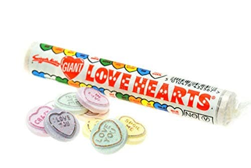 Swizzels Matlow Giant Love Hearts, 5 Packs