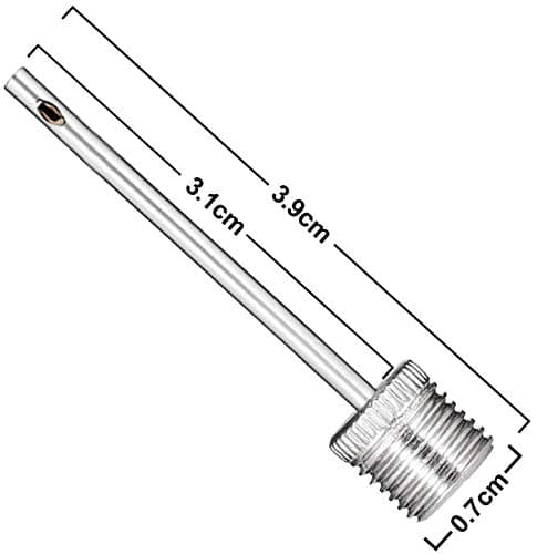 Ball Pump Needle Pack of 30, Air Inflation Needle for Football Basketball Soccer Volleyball Rugby Balls and Other Ball Sports, US Standard Replacement Needles with Storage Box