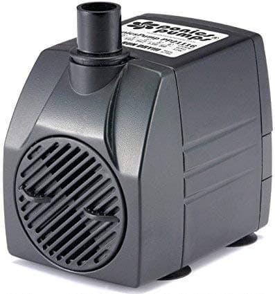 PonicsPump PP21116: 211 GPH Submersible Pump with 16' Cord - 16W… for Hydroponics, Aquaponics, Fountains, Ponds, Statuary, Aquariums & more.