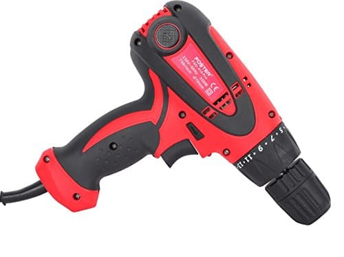 Foster FSD-010 Pro Electric Screwdriver FSD-010, 350W, Copper Armature, Chuck 10mm, 750RPM, Torque 19+1 Drill (Red-Black)