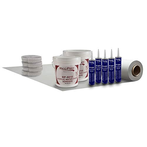 RecPro Superflex RV Rubber Roof Kit | 8.5' Wide | 8010 | 1021 | Butyl (30 ft)