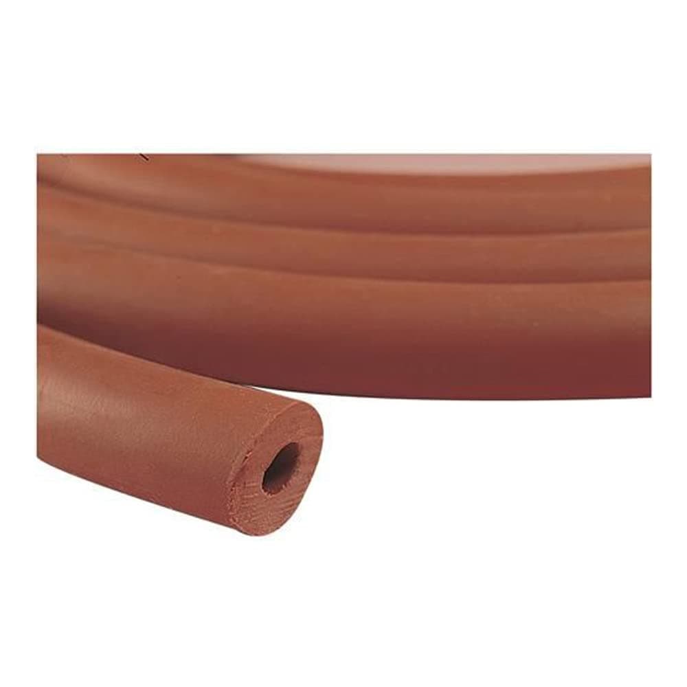 Thomas1901 Gum Rubber Red Extruded Vacuum Tubing, 1" OD x 3/8" ID x 5/16" Wall Thick, 10' Length