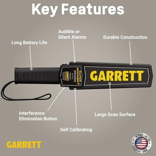 Garrett 1165190 Super Scanner V Metal Detector