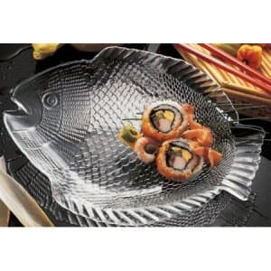 Set of 4 Marine Paul Revere Crystal Dinner Plates