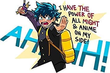 Magnet Power of All Might Magnetic Car Sticker Decal Bumper Magnet Vinyl 5"