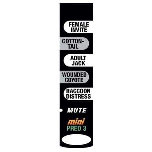 Extreme Dimension Wildlife Calls - Mini Phantom Sound Stick - Predator 3 - EDMSS710- Interchangeable Sound Stick - Coyote Call by Extreme Dimension Wildlife