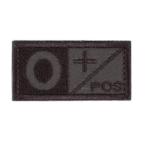 PETUNIA 3D Blood Type Patch A B AB O POS NEG Coyote Tan OD Green Patch - Od Green(O+pos)