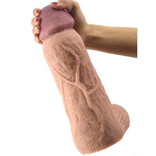 Love Love Toy 10.8 Inch Dual Density Silicone Hands-Free Women Toy's Toys for Life-Like Experience (Flesh) Only Sold by"CATCA-US"