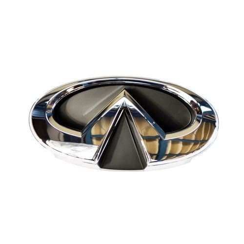 Genuine OEM Infiniti G37 Coupe, 2DR, Front Grille Chrome Emblem 62890-JL00A