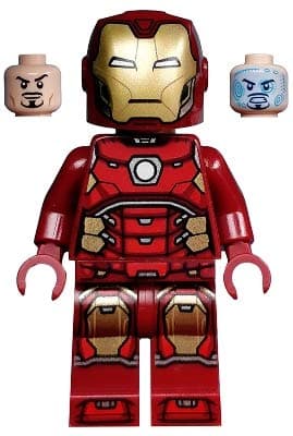 LEGO Super Heroes Iron Man Minifigure from 76140 (Bagged)