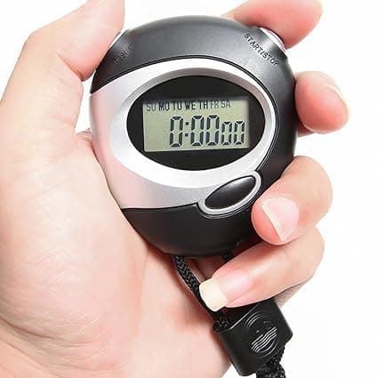 EisEis Multi-Function Electronic Stopwatch Sport Timer Lap Split | Digital Professional Stopwatch with Clock Alarm, Large Display Shockproof Stopwatch for Coaches Swimming Running Sports Training