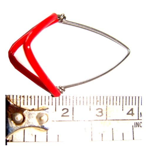 Vadyam Large Gents Size Mizrab Plectrums for Indian Sitar. Plastic Sleeved 6 pc Pack.