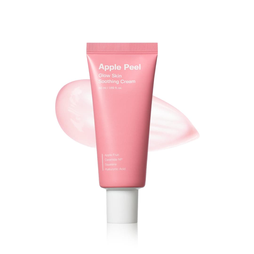 SUNGBOON EDITOR Apple Peel Glow Skin Soothing Cream 50ml (Tube) - Moisturizing Facial Cream for All Skin Types - Face