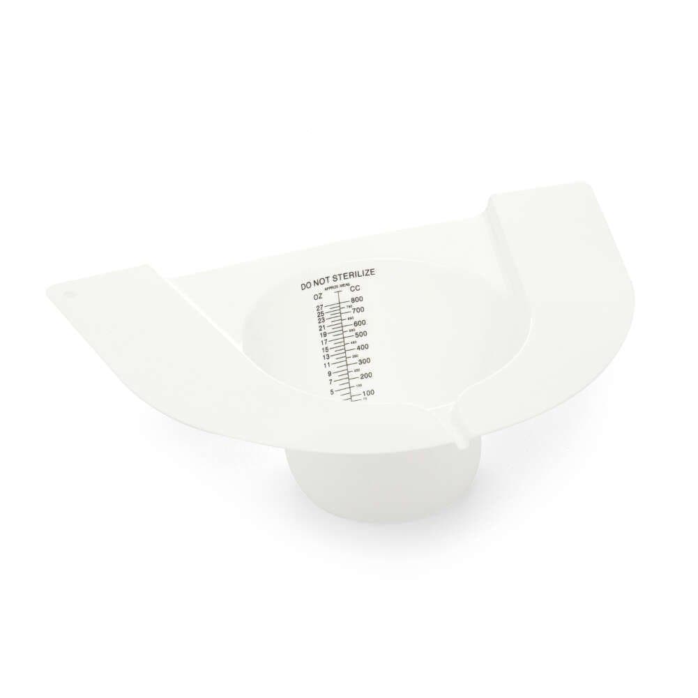 BodyHealt Graduated Specimen Collector Slant Pan Slant Collectors Capacity, Toilet Nursing Hat for Urine, Specimen Collector Urine with Durable Materials, (01 Pack)