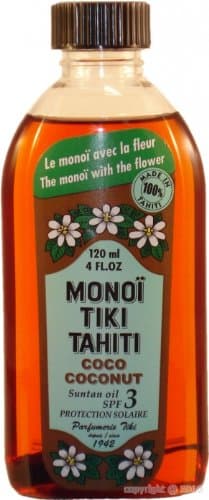 Monoi Tiki Coconut Bronzer / Tanning Oil - SPF 3
