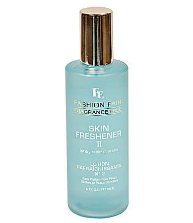 Fashion Fair Fragrance Free Skin Freshener II - For Dry or Sensitive Skin - Lotion Rafraichissante - 6 oz.