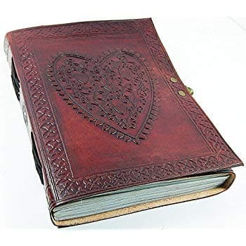 Dharma_Craft DLEATHERCRAFTS Dragon Leather Journal | Leather Notebook Gift For Men & Women | Traveler Journal | 7x5 Leather Journal [Office Product]