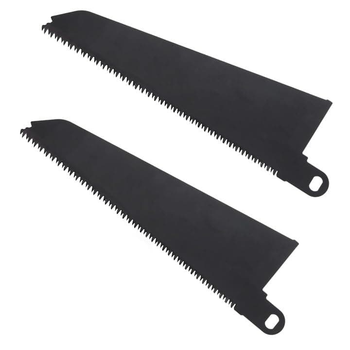 2pcs Reciprocating Saw Blades,Carbon Steel Saw Blade,Wood & Plastic Blade for Softwood Hardwood Plastic Cutting Compatible with Black and Decker Piranha Scorpion Saws