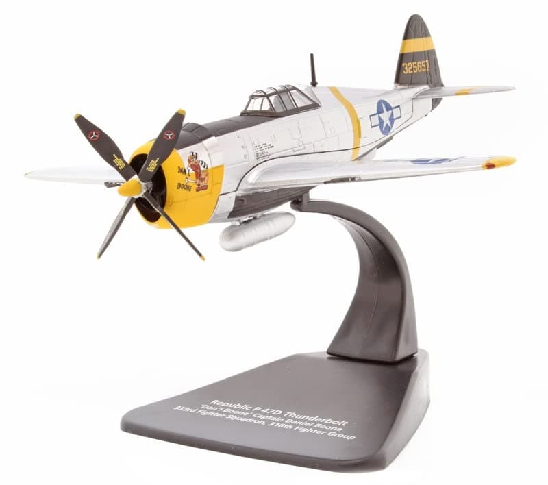 Oxford Diecast 1:72 P-47 Thunderbolt 333rd FS318FG - Capt Daniel Boone Collectable model AC117