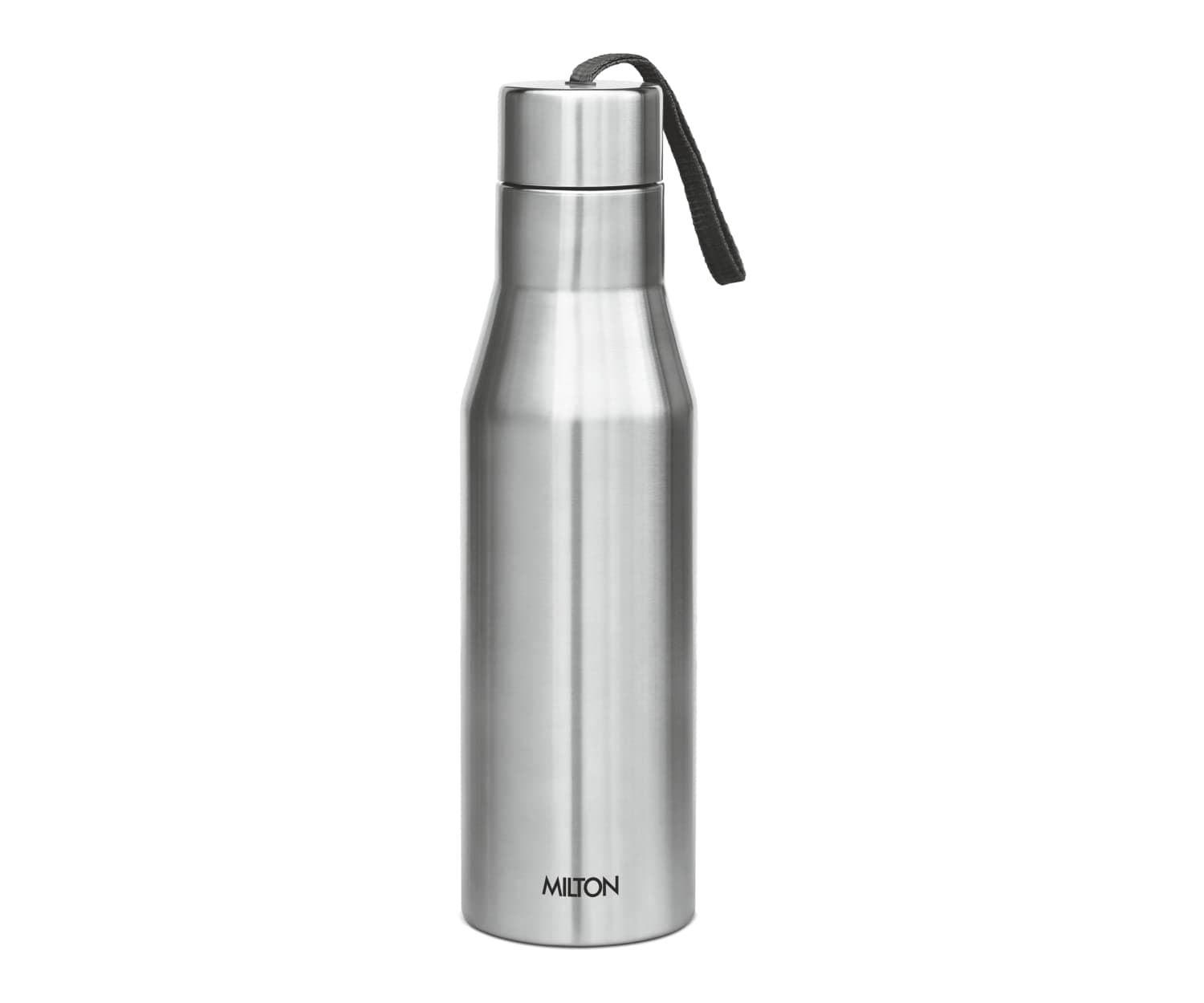 Super 1000 Stainless Steel Water Bottle 1000ml | Single Wall | Leak-Proof Lid, Rust-Free | ISI Certified | BPA-Free | For School, Office, Gym, Travel | Silver