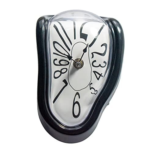 Black Melting Clock