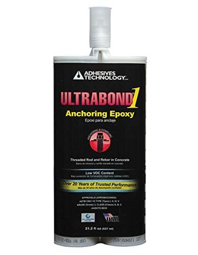 Adhesive Technologies A22-1n Ultrabond 1 Two Component Epoxy Cartridge, 22 Oz