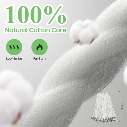 Ohcans Candle Making Kit Supplies for Beginners, Soy Wax DIY Candle Making for Adults, with 900ml Candle Make Pouring Pot, Candle Wicks, Wicks Sticker, Wicks Holder,Soy Candle Wax