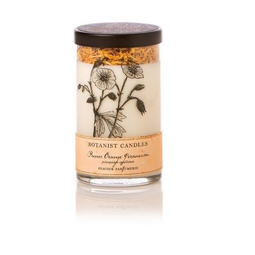 Prince Orange Geranium Botanist Candle