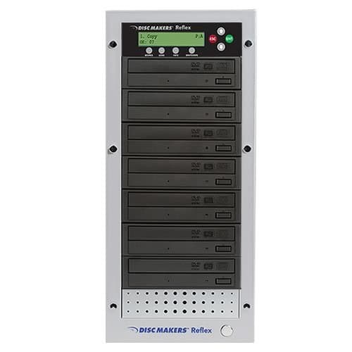 Disc Makers Professional CD/DVD Duplicator Reflex7 1 to 7 24X CD/DVD Duplication Tower
