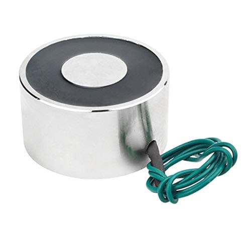 Electrical Buddy Sucked Disc Solenoid Electric Lift Holding Electromagnet 50mm x 27mm DC24V 50KG