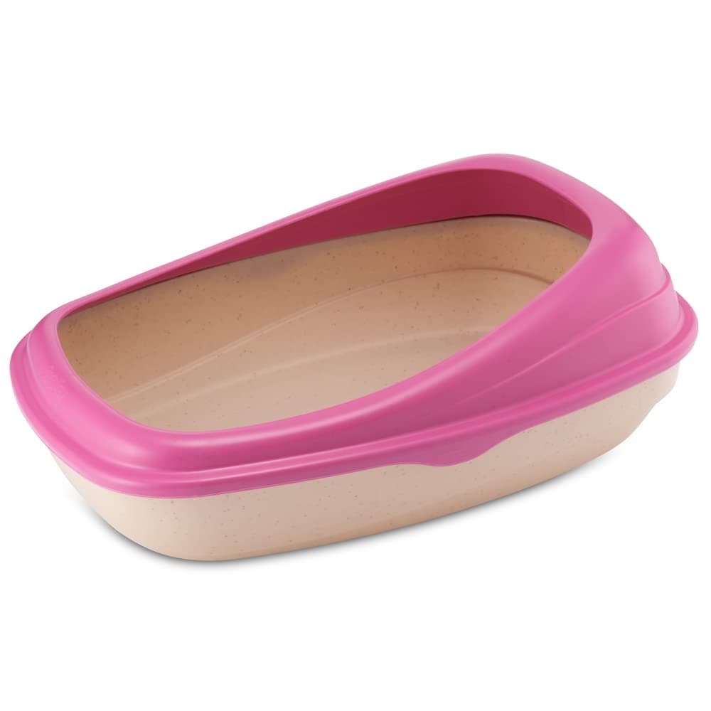 Becothings Becotray Eco-Friendly Biodegradable Litter Tray for Cat, Pink